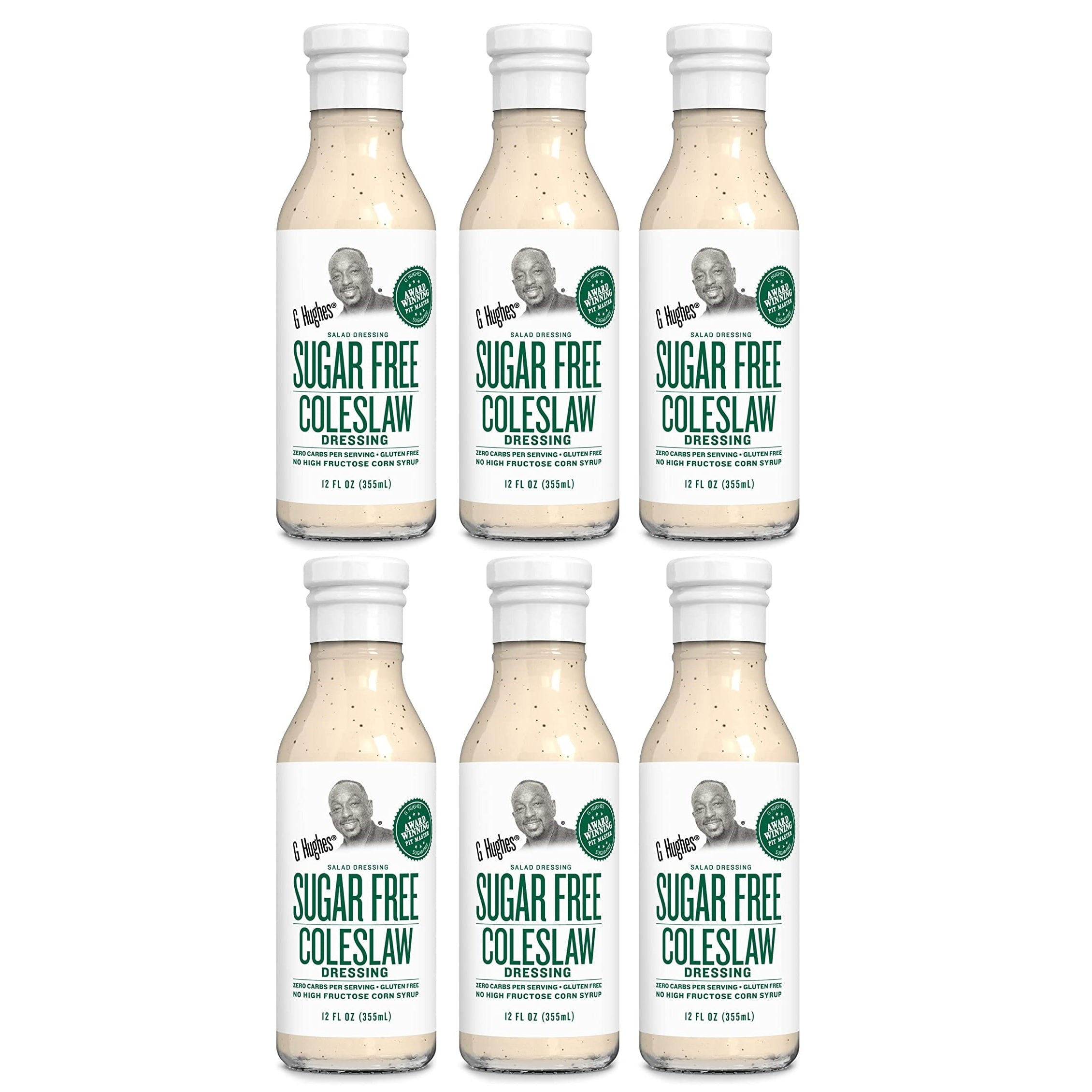 G Hughes' Sugar-Free Salad Dressings - Coleslaw Size: 6 Bottles