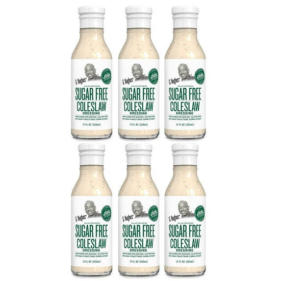 G Hughes' Sugar-Free Salad Dressings - Coleslaw Size: 6 Bottles