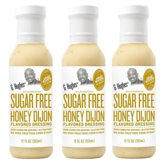 G Hughes' Sugar-Free Salad Dressings - Honey Dijon Size: 3 Bottles