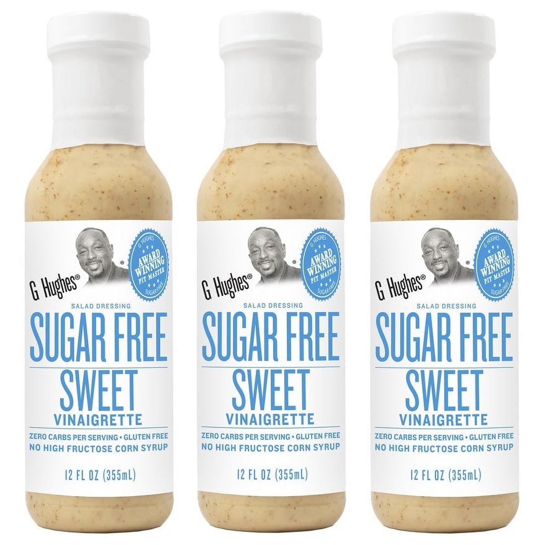 G Hughes' SugarFree Salad Dressings Sweet Vinaigrette Size 3