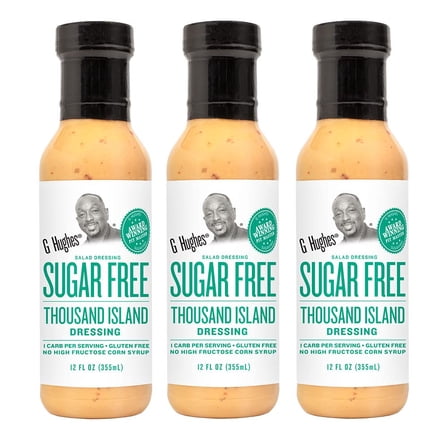 G Hughes' Sugar-Free Salad Dressings - Thousand Island Size: 3 Bottles