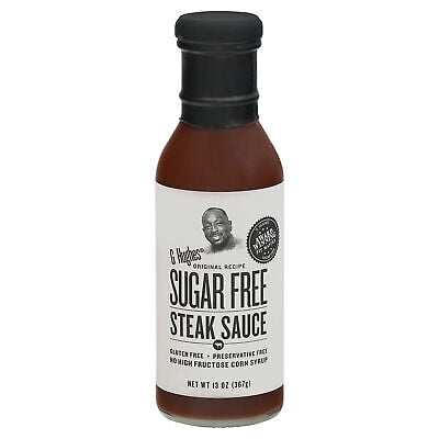 G. Hughes Sugar-Free Steak Sauce 13 oz (Pack of 6)
