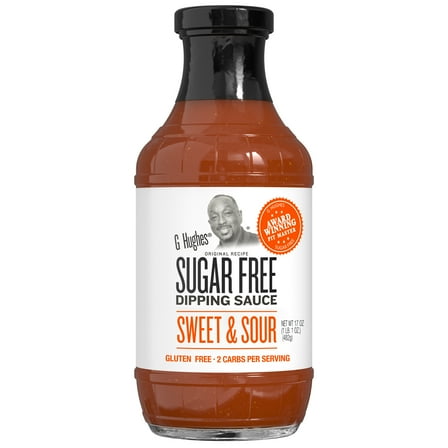 G Hughes Sugar Free Sweet & Sour Dipping Sauce 17 oz