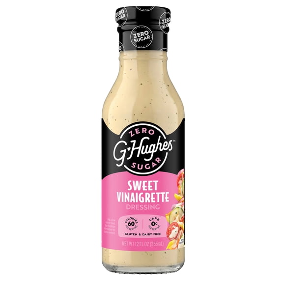 G Hughes Zero Sugar Sweet Vinaigrette, 12 fl oz