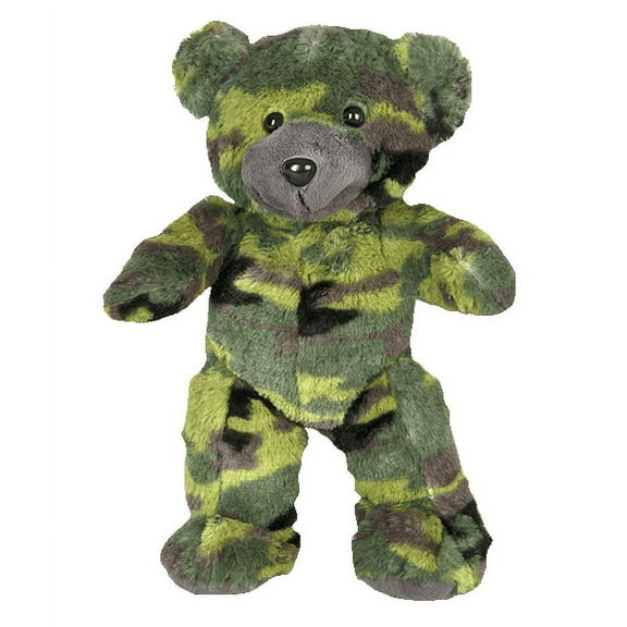 G.I. Camo Bear 16-Inch Stuffed Toy in Mummy Morph Suit - Camouflaged and Spooky - Ideal for Halloween and Playtime!
