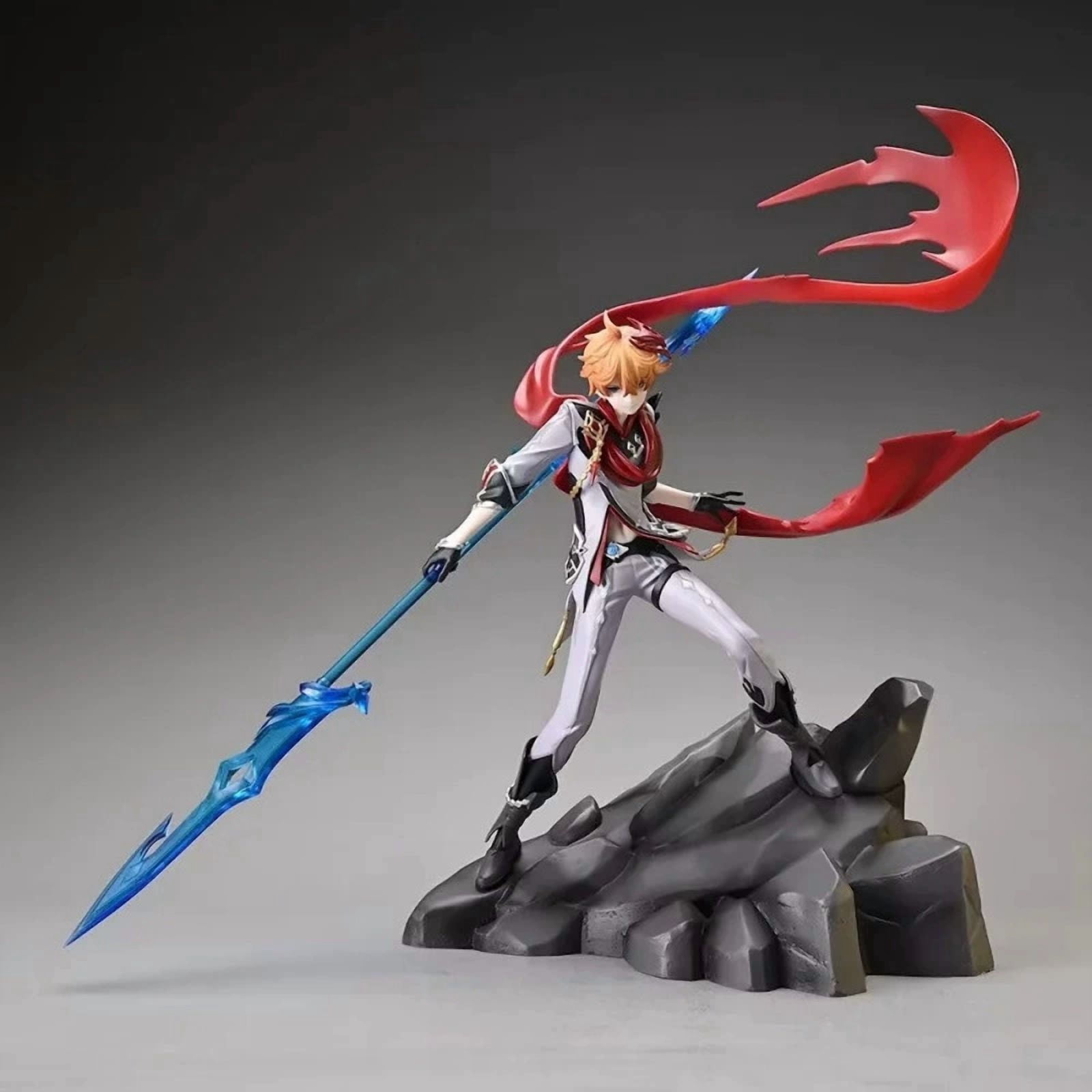 G-I Childe Tartaglia 1/7 Figure PVC 13.8IN Anime Game Snezhnaya Fatui Harbinger Character Desktop Ornaments Gift