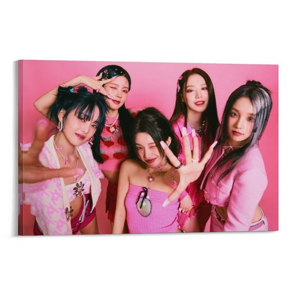 (G)I-DLE Group K-pop Beautiful Korean Poster Home Decor Poster Wall Art Hanging Picture Print Bedroom Decorative Painting Posters Room Aesthetic 08x12inch(20x30cm)