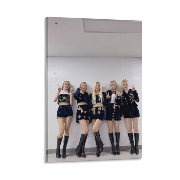 (G)I-DLE K-pop Korean Poster Group Canvas Wall Art Poster Decorative Bedroom Modern Home Print Picture Artworks Posters 16x24inch(40x60cm)