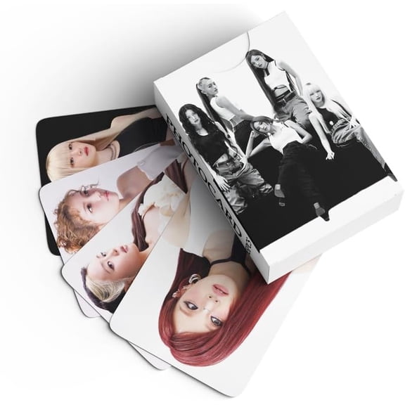 (G) I-DLE Lomo Card Set - 55PCS HD Kpop Photocards, Collectible Merchandise for Neverland Fans, GIDLE Solo & Group Photo Cards
