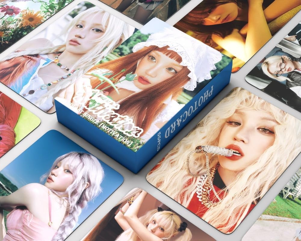 G) I-DLE YUQI Motivation Lomo cards Kpop Merch YUQI Photocards for
