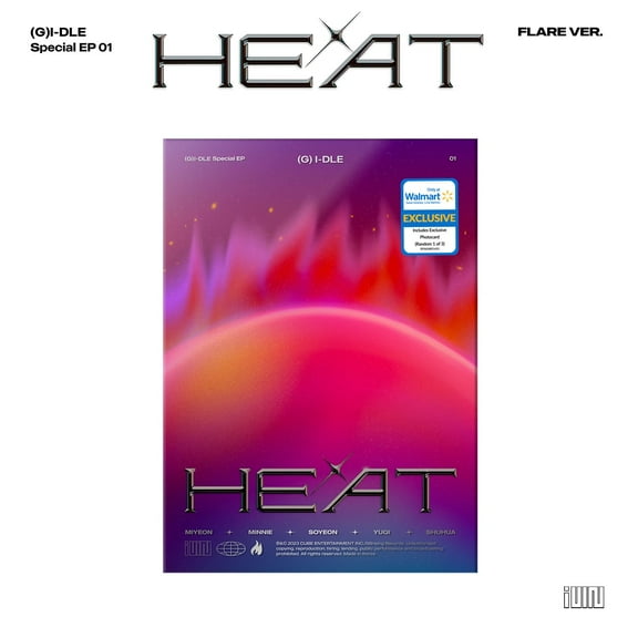 (G)I-Dle - HEAT (FLARE VER.) (Walmart Exclusive) - Music & Performance - CD [Exclusive]