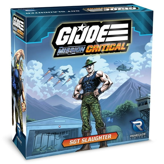 G.I. JOE Mission Critical: Sgt Slaughter Figure Pack - RPG Expansion Pack, New Figure & Cards, Roleplaying Game