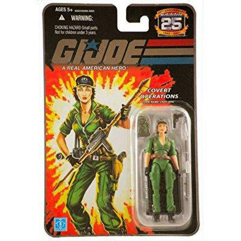 G.I. Joe 25th Anniversary Covert Operations Lady Jaye 3.75
