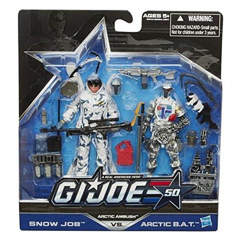 G.I. Joe, 50th Anniversary Action Figure Set, Arctic Ambush [Snow Job vs. Arct..
