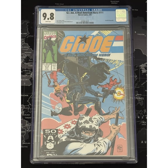 G.I. Joe, A Real American Hero #111 - CGC 9.8 Comic Book