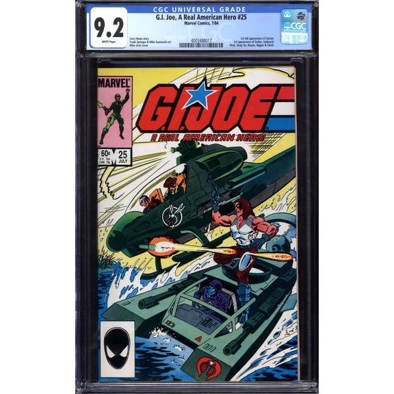 G.I. Joe, A Real American Hero #25 - CGC 9.2 Comic Book