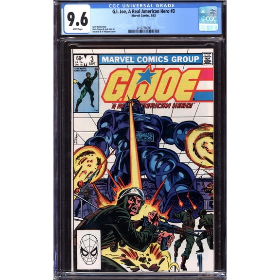 G.I. Joe, A Real American Hero #3 - CGC 9.6 Comic Book