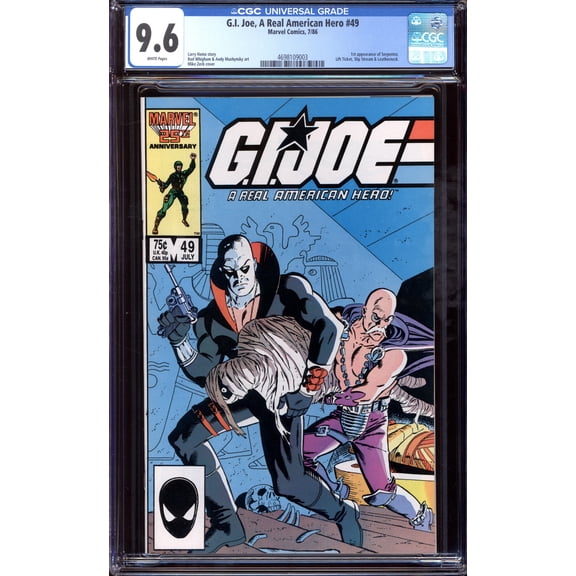 G.I. Joe, A Real American Hero #49 - CGC 9.6 Comic Book