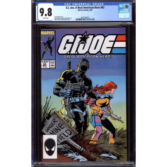 G.I. Joe, A Real American Hero #63 - CGC 9.8 Comic Book