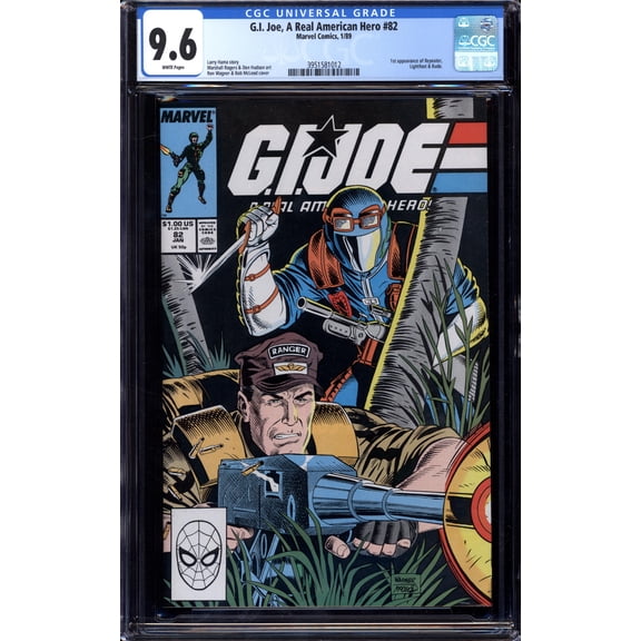 G.I. Joe, A Real American Hero #82 - CGC 9.6 Comic Book