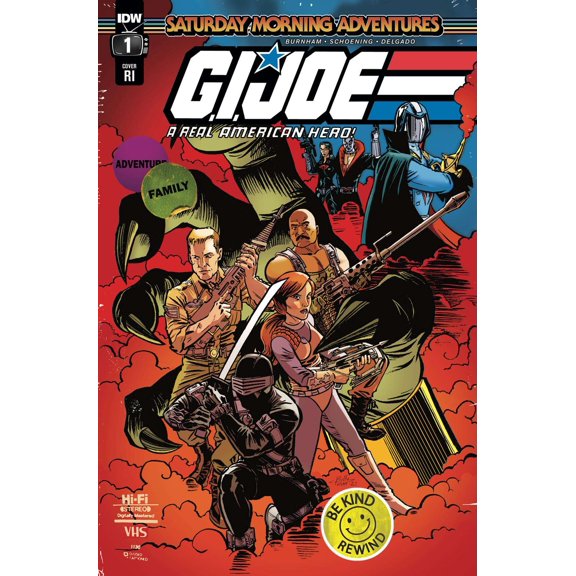 G.I. Joe: A Real American Hero-Saturday Morning Adventures #1C VF ; IDW Comic Book