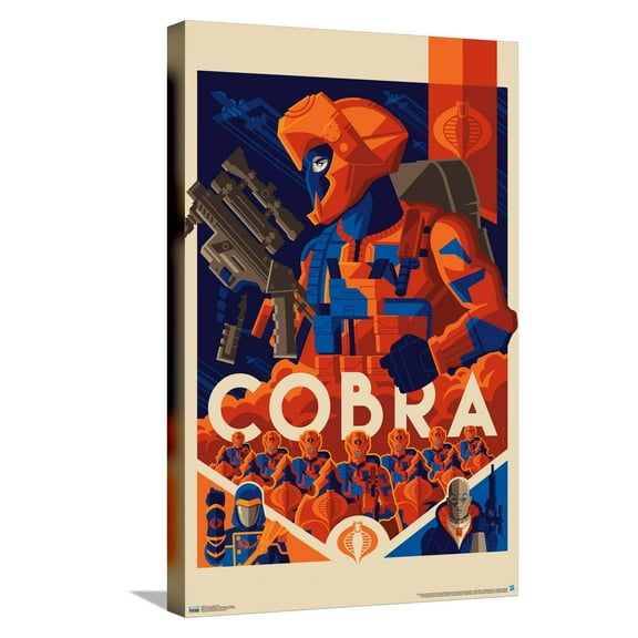G.I. Joe - Alley Viper Canvas Wall Poster, 14.725" x 22.375"