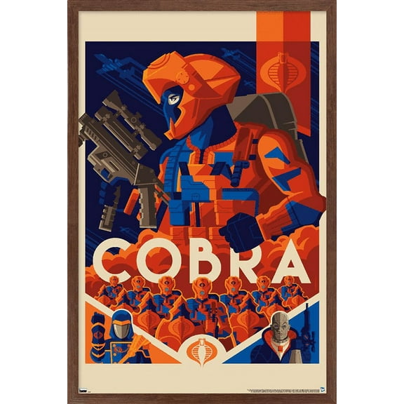 G.I. Joe - Alley Viper Wall Poster, 22.375" x 34", Framed