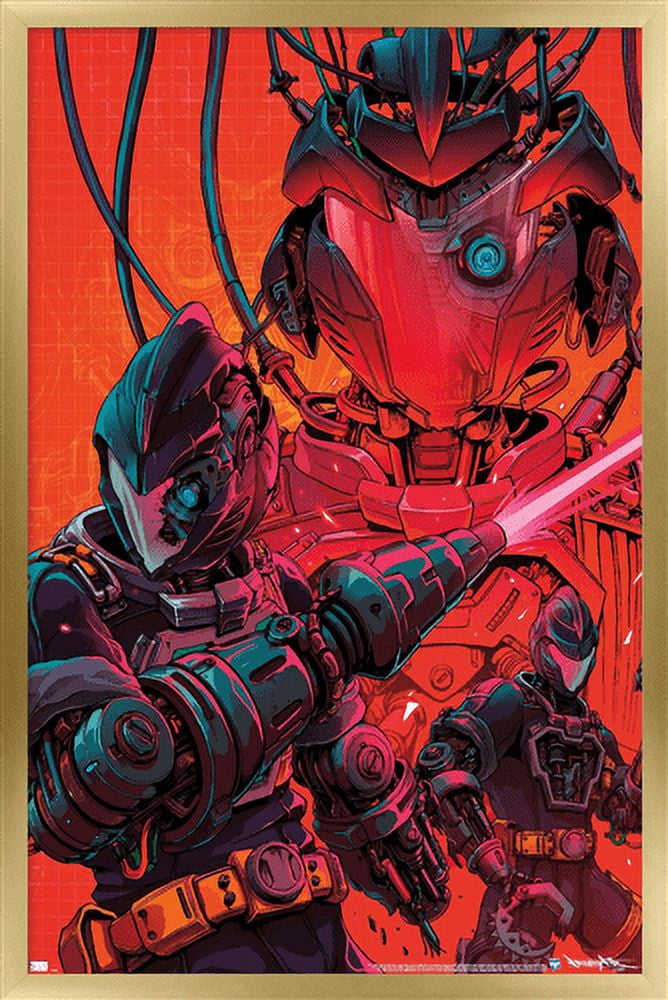 G.I. Joe - B.A.T. Wall Poster, 14.725" x 22.375", Framed