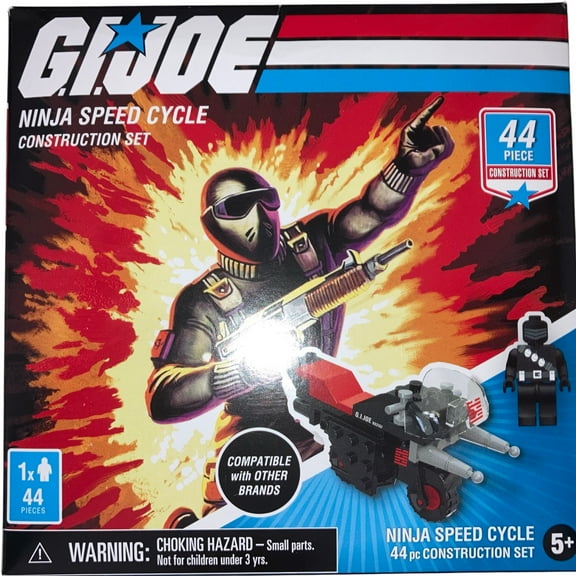 G.I. Joe COBRA Ninja Speed Cycle Construction Set 44 Pieces