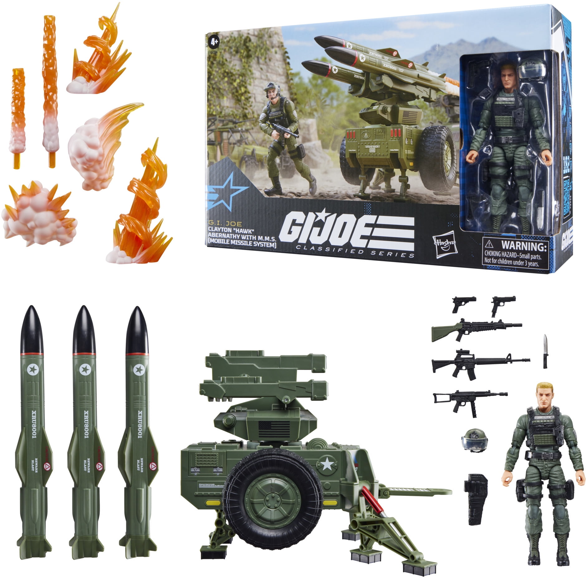 シズキョウ　U.S. ARMY ロケットMX プラモデル Hasbro Collectibles - G.I. Joe - Classified Series - #182, Clayton