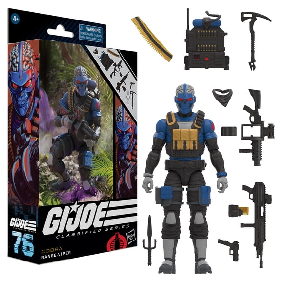 G.I. Joe Classified Series Cobra Range Viper Action Figure, 6"
