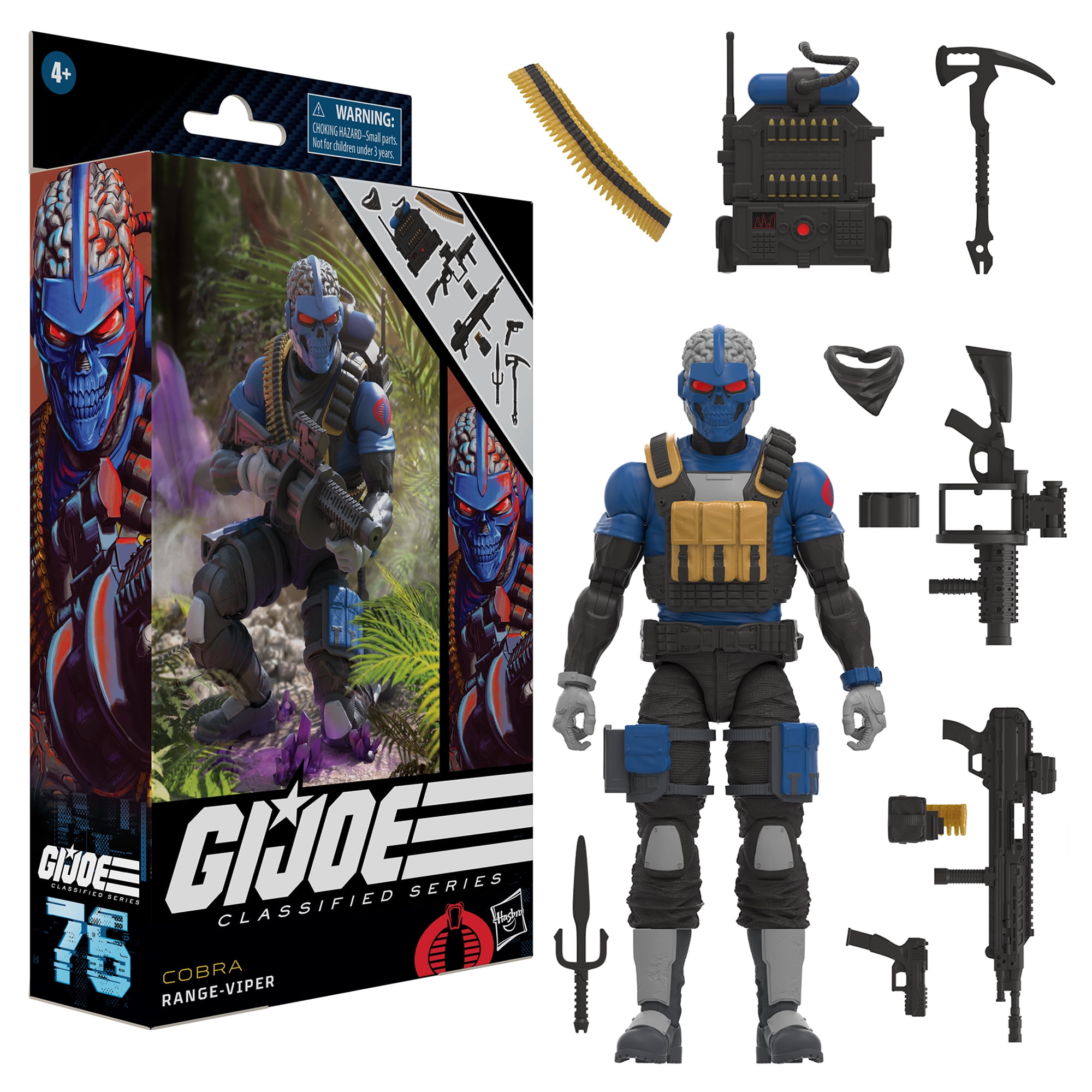 G.I. Joe: Classified Series Cobra Range Viper Kids Toy Action Figure for  Boys and Girls Ages 4 5 6 7 8 and Up (6) 