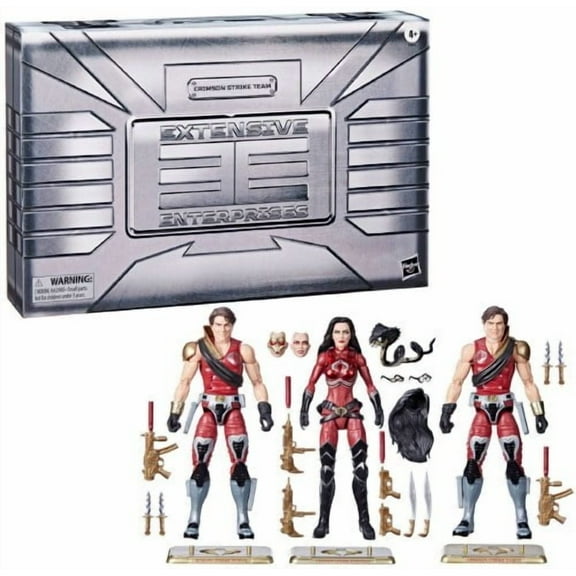 GI Joe Classified Series Crimson Strike Team Exclusive Action Figure 3-Pack #82 [Baroness, Tomax, & Xamot]