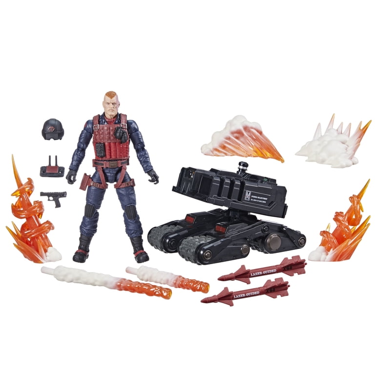 G.I. Joe, Action Figure, Scrap-Iron & Anti-Armor Drone, 6 inch