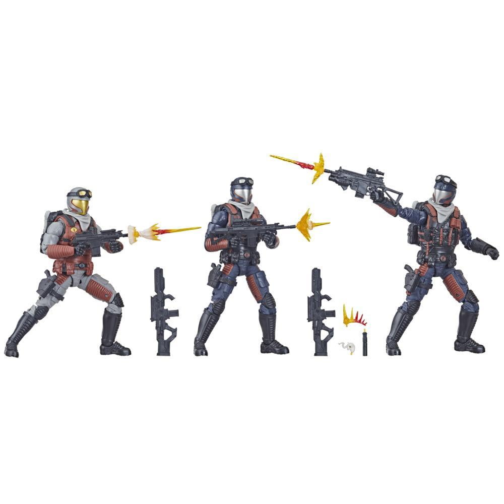 G.I. Joe, Action Figure, Cobra Viper Officer & Vipers, 6-inch