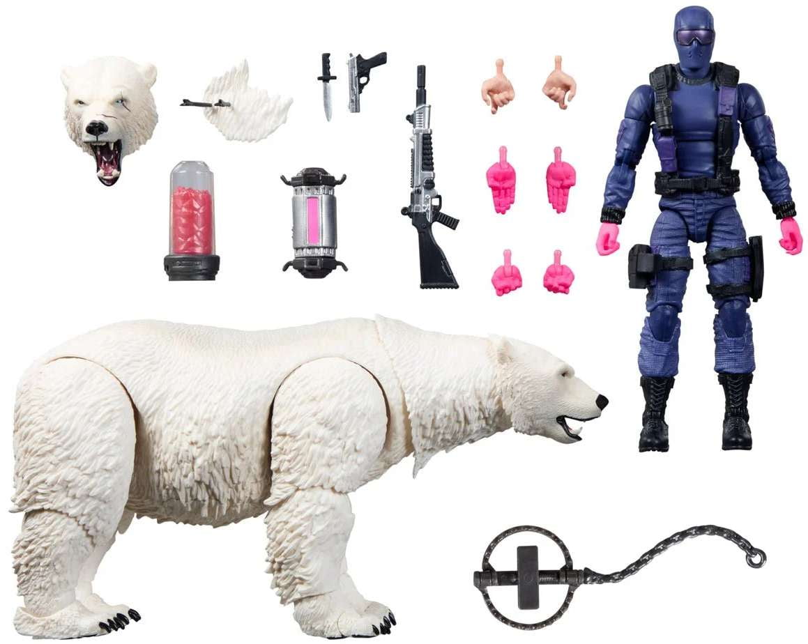 GI Joe Classified Snake Eyes Deluxe Action Figure [with Polar Bear]