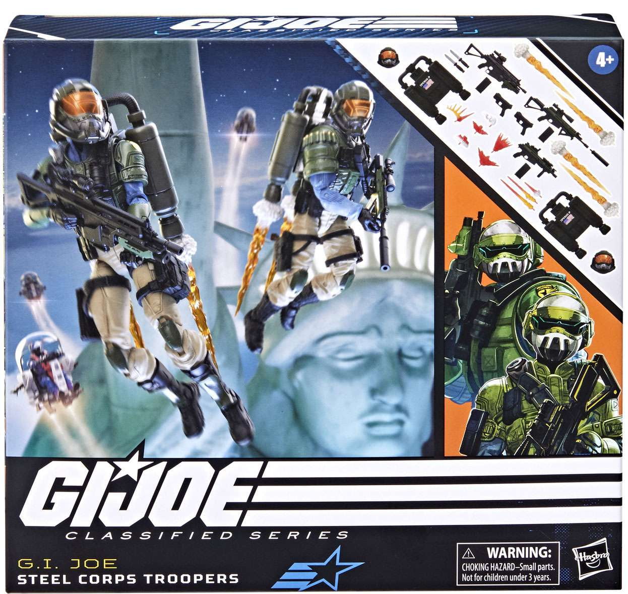 Hasbro GI Joe Classified Series Toys:Steel Corps Troopers Action