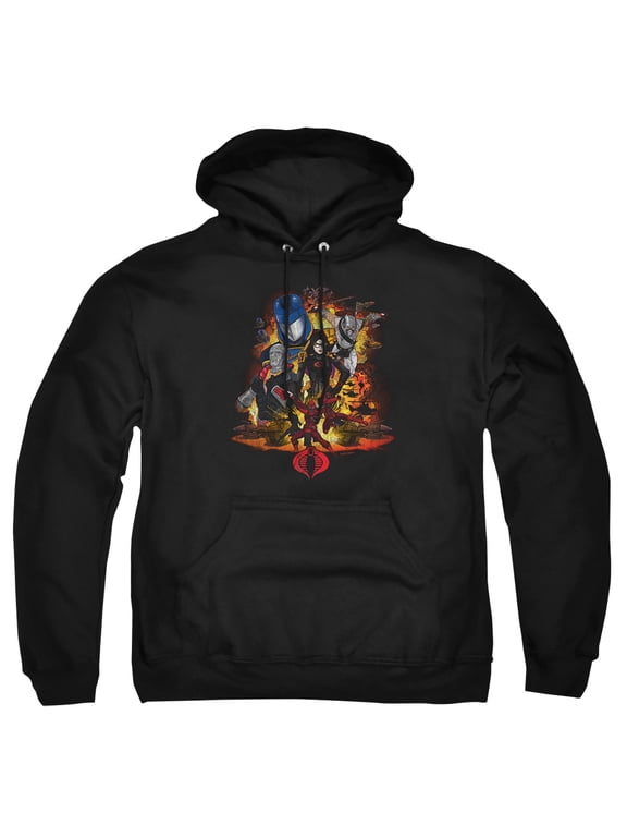 Cobra Enemy Group Adult Pull-Over Hoodie, Black, X-Large