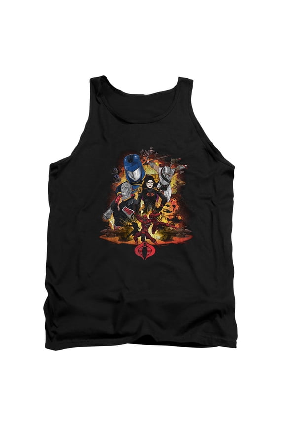 Cobra Enemy Group Unisex Adult Tank Top, Black, Large