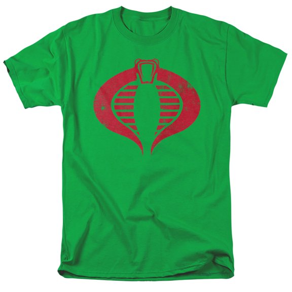 G.I. Joe Cobra Logo Unisex Adult T-Shirt, Kelly Green, X-Large
