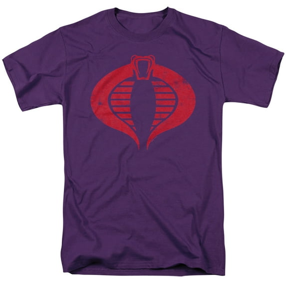 G.I. Joe Cobra Logo Unisex Adult T-Shirt, Purple, 4X-Large