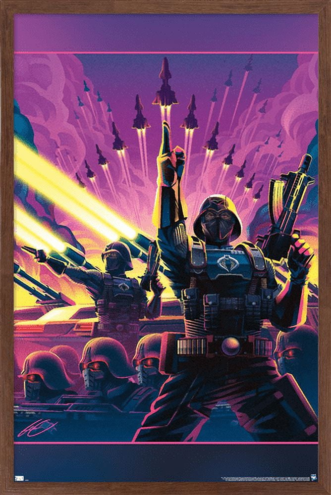 G.I. Joe - Cobra Officer Wall Poster, 14.725" x 22.375", Framed