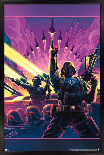 G.I. Joe - Cobra Officer Wall Poster, 14.725" x 22.375", Framed