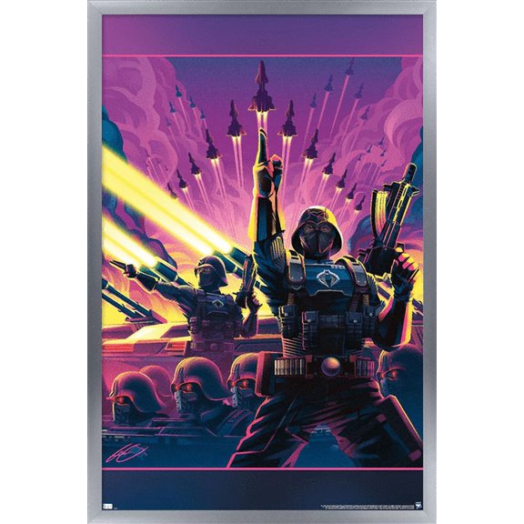 G.I. Joe - Cobra Officer Wall Poster, 22.375" x 34", Framed