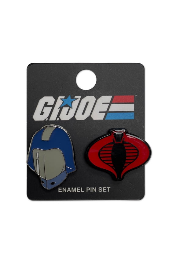 Cobra Symbol Classic Cobra Commander Enamel Pin 2 Pack Set