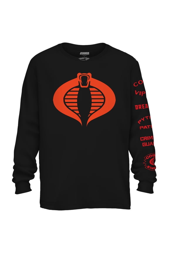 Cobra Troops Battle Ready Army Logo 1982 Adult Long Sleeve T Shirt