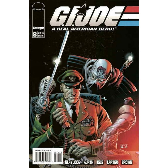 G.I. Joe Comic Book #8 VF ; Image Comic Book