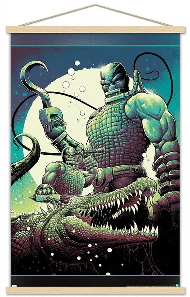 G.I. Joe - Croc Master Wall Poster with Wooden Magnetic Frame, 22.375" x 34"