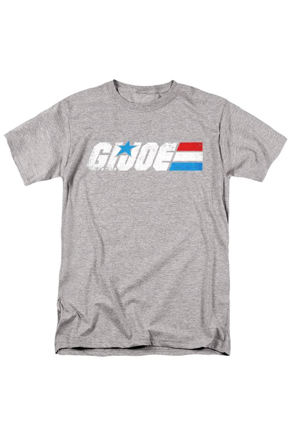 G.I. Joe Distressed Logo Unisex Adult T Shirt, Athletic Heather, 5X-Large