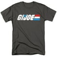 thumbnail image 1 of G.I. Joe Distressed Logo Unisex Adult T-Shirt, Charcoal, Medium, 1 of 6
